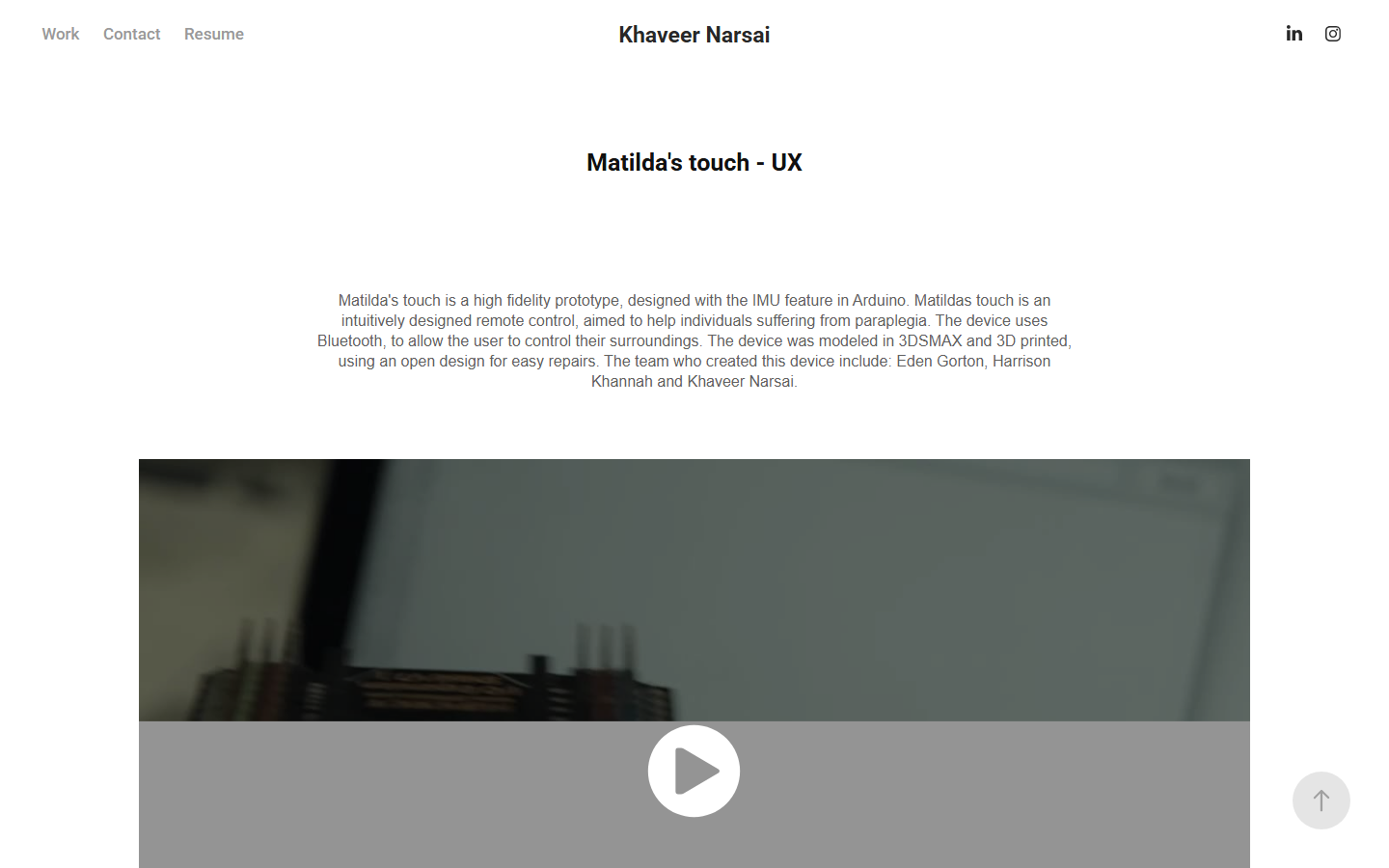 Matilda's Touch
